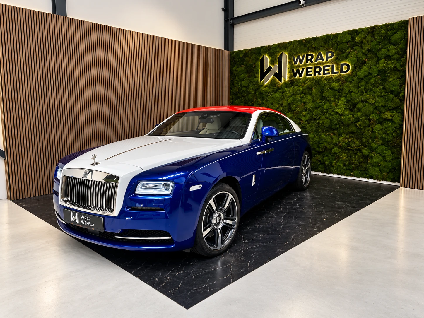 Rolls-Royce met custom wrap bij De Wrap Wereld
