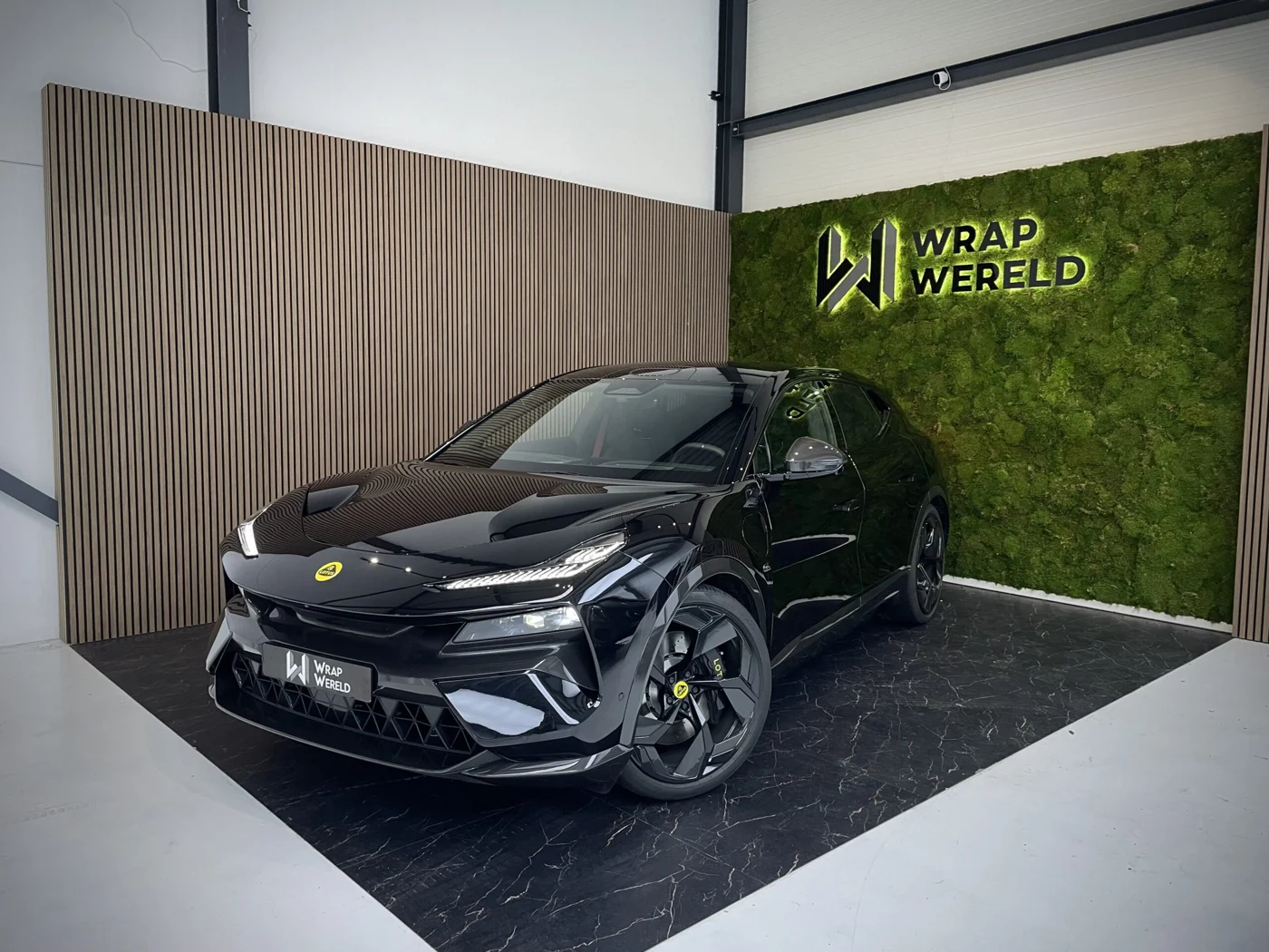 The complete Lotus Eletre R in the showroom