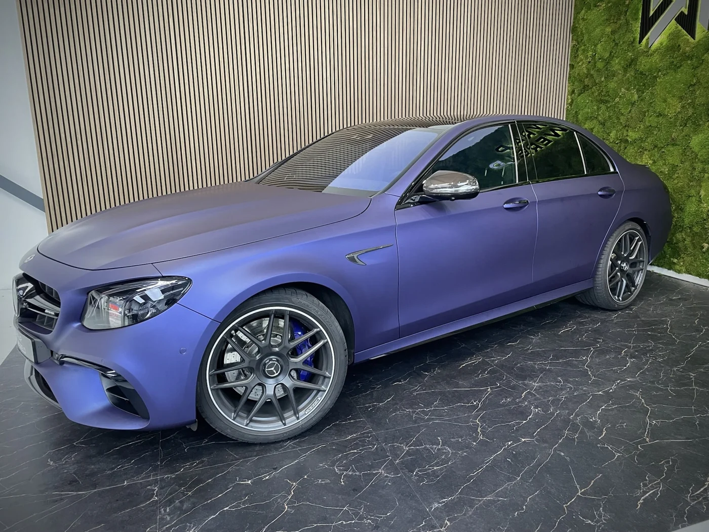 Mercedes E63 AMG — Matte wrap