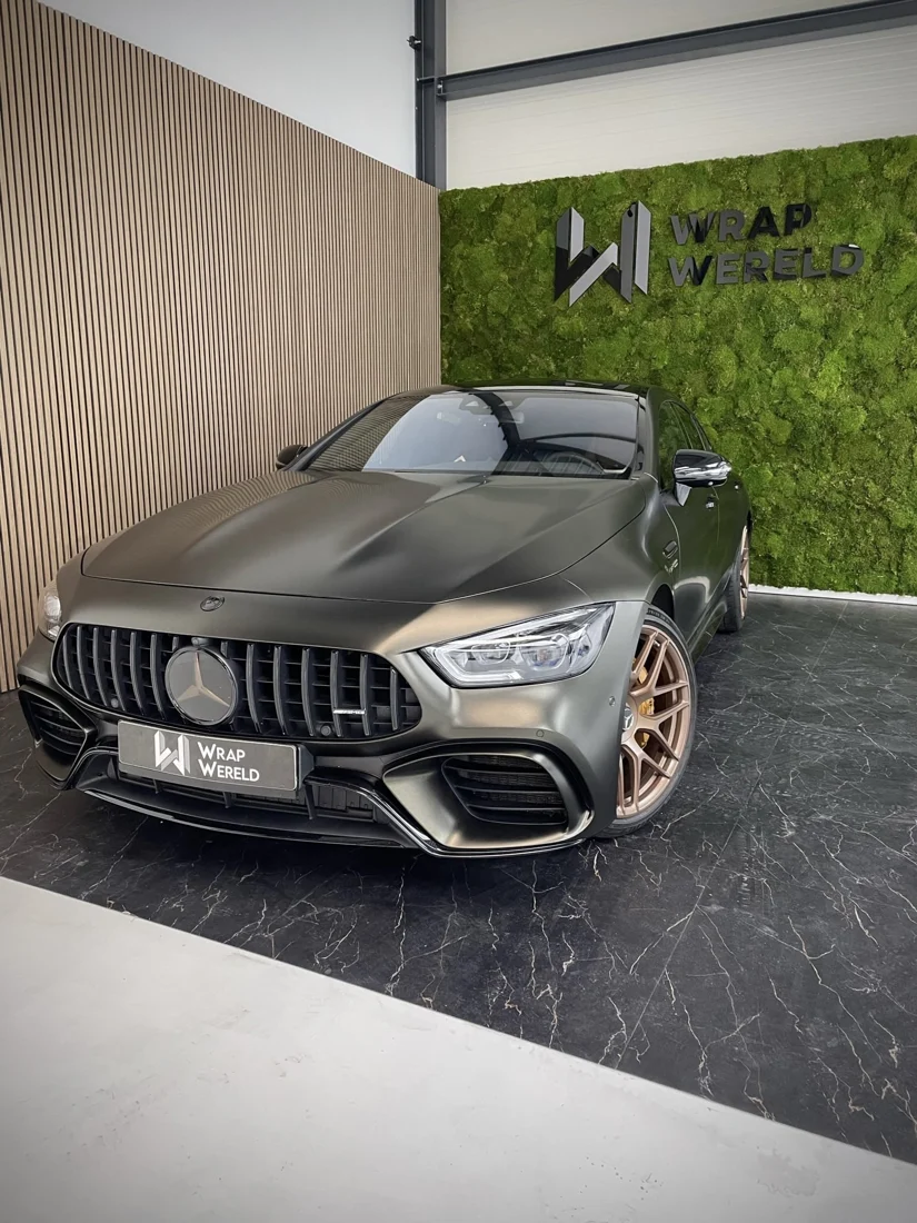 Mercedes GT — Satin wrap