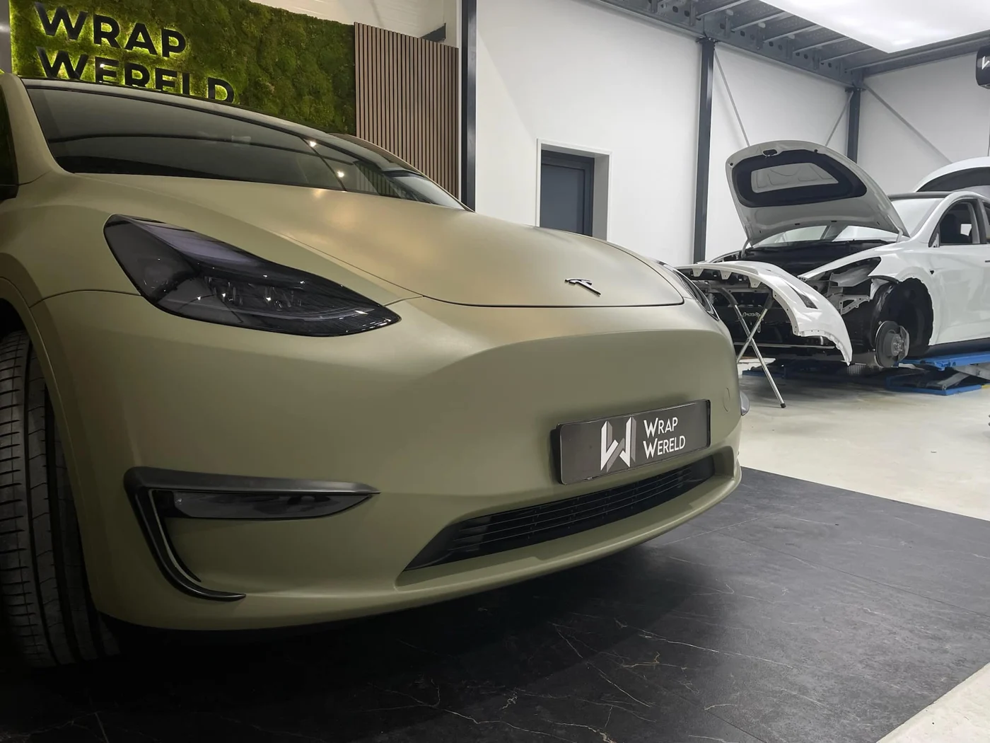 Tesla Model Y — Matte wrap